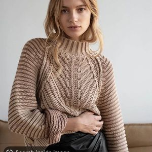 Free People Sweetheart Sweater in Sand Castle